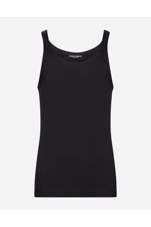 Dolce & Gabbana Camiseta Sin Mangas Slim Acanalada - Hombre Camisetas Y Polos Algod�n 44