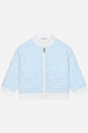 Dolce & Gabbana Chaqueta Corta Con Estampado Logomania - Hombre Partes De Arriba Tela 9/12 Months