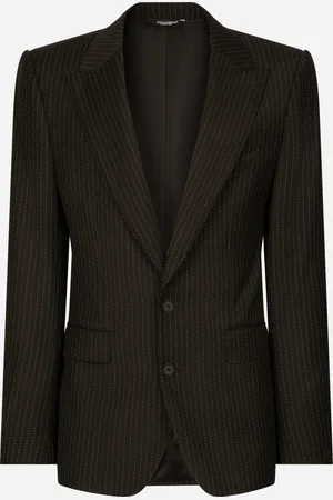 Dolce & Gabbana Single-breasted Pinstripe Wool Sicilia-fit Jacket - Hombre Trajes Y Americanas #n/d 44