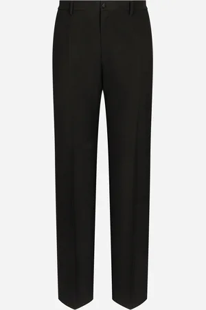 Dolce & Gabbana Pantalón De Pernera Recta De Lana - Hombre Pantalones Largos Y Cortos 44