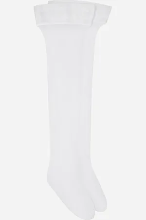 Dolce & Gabbana Medias Parisinas Con Logotipo En Cinta Elástica - Mujer Calcetines S