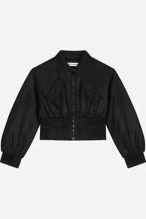 Dolce & Gabbana Bómber De Raso Con Placa - Mujer Abrigos Y Chaquetones Raso 6 Years