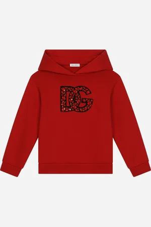 Dolce & Gabbana Sudadera De Punto Con Capucha Y Logotipo Dg - Mujer Camisetas Y Sudaderas Algod�n 2 Years