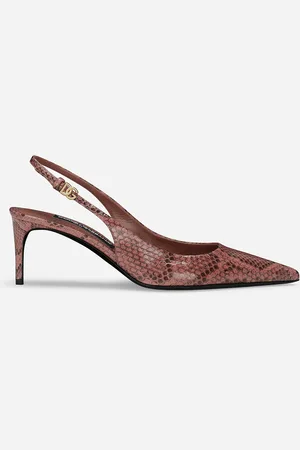 Dolce & Gabbana Zapato Destalonado De Pitón - Mujer Zapatos De Salón Y Destalonados 37