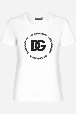 Dolce & Gabbana Camiseta De Punto Con Logotipo Dg - Mujer Camisetas Y Sudaderas 46