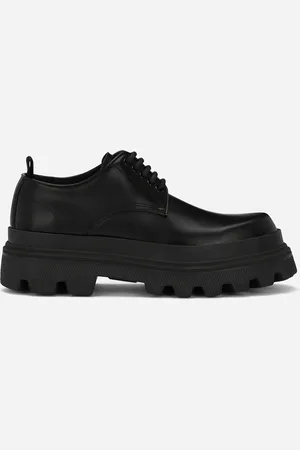 Dolce & Gabbana Derby En Piel De Becerro Cepillada - Hombre Con Cordones Piel 46