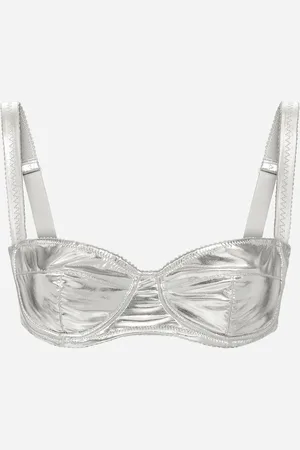 Dolce & Gabbana Sujetador Balconette De Punto Elástico Revestido - Mujer Lingerie 1b