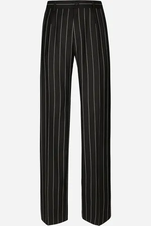 Dolce & Gabbana Pantalón De Pernera Recta Con Rayas Diplomáticas - Hombre Pantalones Largos Y Cortos #n/d 50