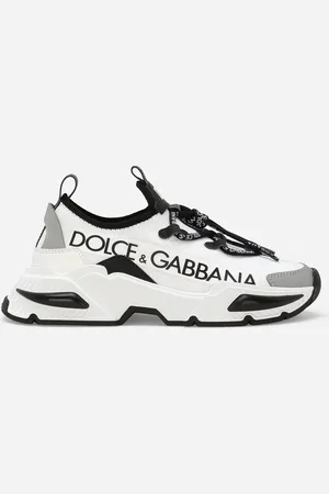 Dolce & Gabbana Mixed-material Airmaster Sneakers - Baby Male Zapatos (24-38) Negro 27