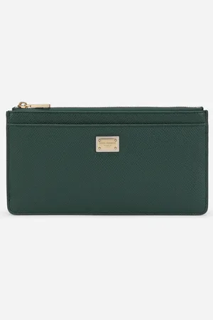 Dolce & Gabbana Tarjetero Grande En Piel De Becerro Dauphine - Mujer Monederos Y Marroquinería Piel Onesize