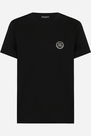 Dolce & Gabbana Camiseta De Manga Corta Con Dg Bordado - Hombre Camisetas Y Polos 48