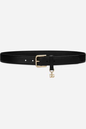 Dolce & Gabbana Cinturón Con Detalle Dg - Mujer Cinturones Piel 65