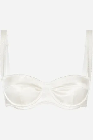Dolce & Gabbana Sujetador Balconette En Raso - Mujer Lingerie Seda 1b