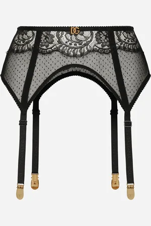 Dolce & Gabbana Liguero De Encaje - Mujer Calcetines 1