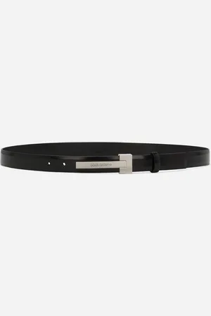 Dolce & Gabbana Cinturón En Piel De Becerro Cepillada - Hombre Cinturones Piel 80