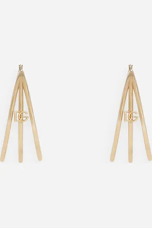 Dolce & Gabbana Criollas Con Aros Y Logotipo Dg - Mujer Bisutería Metal Onesize
