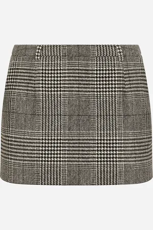 Dolce & Gabbana Minifalda Con Motivo Príncipe De Gales - Mujer Faldas 38