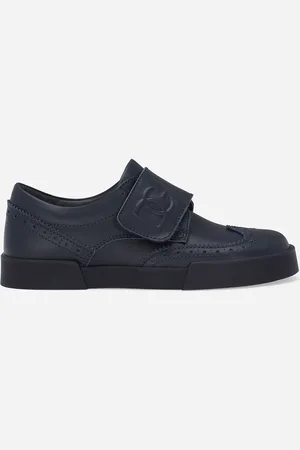 Dolce & Gabbana Zapatilla Baja En Piel De Becerro Con Logotipo Dg En Relieve - Hombre Zapatos (24-38) Piel 30