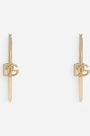 Dolce & Gabbana Criollas Con Logotipo Dg - Mujer Bisutería Metal Onesize