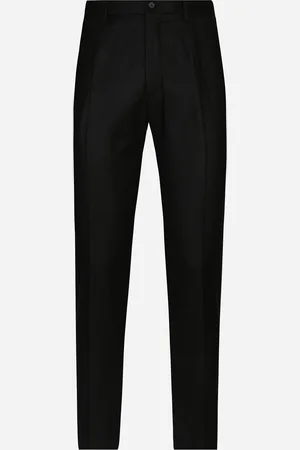 Dolce & Gabbana Pantalón Sastre De Franela - Hombre Pantalones Largos Y Cortos 46
