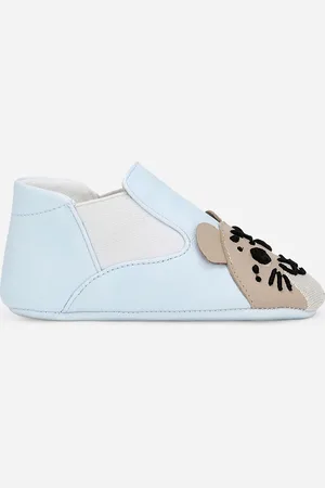 Dolce & Gabbana Zapatilla Baja En Piel De Cordero Con Leopardino - Hombre Zapatos Recién Nacido (16-20) 16