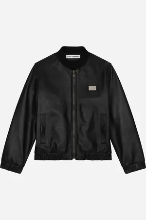 Dolce & Gabbana Bómber De Napa Con Placa Con Logotipo - Hombre Abrigos Y Chaquetones 3 Years