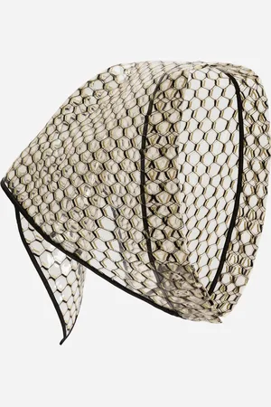 Dolce & Gabbana Velo Triangular De Pvc - Mujer Sombreros Y Guantes Onesize
