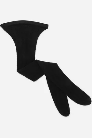 Dolce & Gabbana Pantis Perforados De Algodón - Mujer Calcetines S