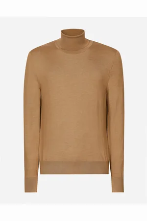 Dolce & Gabbana Jersey De Cuello Alto En Cachemira Y Seda - Hombre Prendas De Punto 48