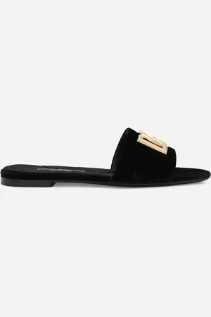 Dolce & Gabbana Sandalia De Terciopelo - Mujer Palas 36.5