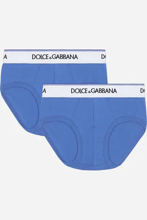 Dolce & Gabbana Pack De Dos Slips De Punto Con Logotipo En Cintura Elástica - Hombre Ropa De Dormir E Interior 2 Years