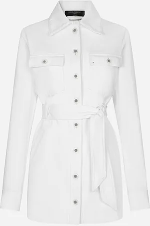 Dolce & Gabbana Cazadora Vaquera Larga Con Cinturón - Mujer Denim 42