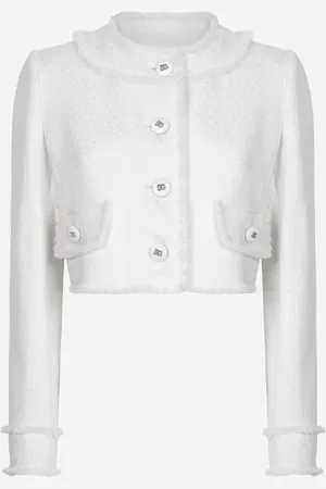 Dolce & Gabbana Chaqueta Corta De Tweed Raschel - Mujer Abrigos Y Chaquetones 38
