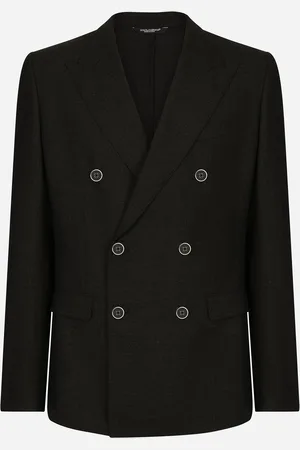 Dolce & Gabbana Chaqueta Taormina De Botonadura Doble De Lana - Hombre Trajes Y Americanas 48