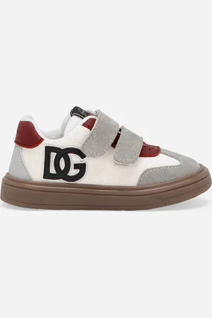 Dolce & Gabbana Zapatilla Baja Dg Original En Piel De Becerro Con Logotipo Dg - Hombre Zapatos Primeros Pasos (19-26) 19