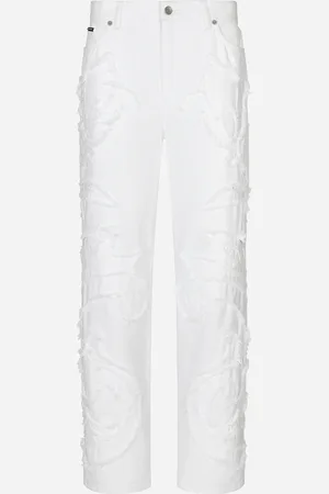 Dolce & Gabbana Vaqueros Boyfriend Con Bordado - Mujer Denim 36
