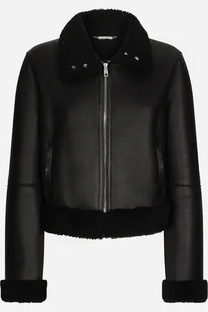Dolce & Gabbana Chaqueta En Piel De Cordero Merino - Mujer Abrigos Y Chaquetones 38