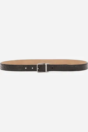 Dolce & Gabbana Cinturón De Avestruz - Hombre Cinturones 100