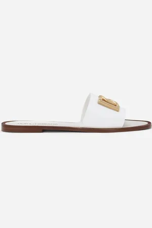Dolce & Gabbana Sandalia En Piel De Becerro - Mujer Palas Piel 36