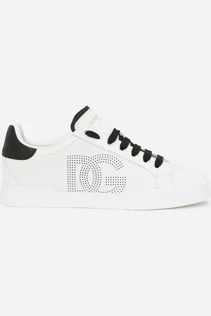 Dolce & Gabbana Zapatilla Portofino En Piel De Becerro - Mujer Zapatillas Negro 35