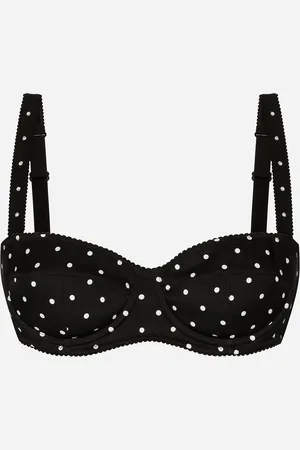 Dolce & Gabbana Sujetador Balconette Con Estampado De Lunares - Mujer Lingerie 1b
