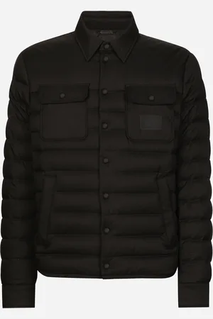 Dolce & Gabbana Cazadora Acolchada De Raso Con Cuello De Camisa - Hombre Abrigos Y Chaquetas 58