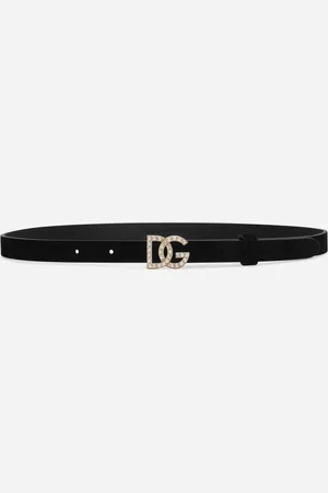 Dolce & Gabbana Cinturón En Ante De Piel De Becerro - Mujer Accesorios M
