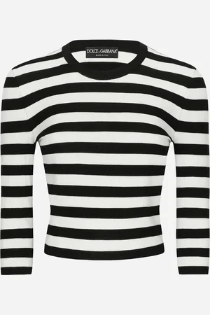 Dolce & Gabbana Jersey De Lana Con Rayas En Intarsia - Mujer Prendas De Punto 42
