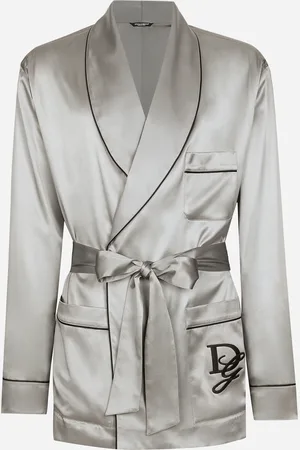Dolce & Gabbana Batín En Raso De Seda - Hombre Ropa Interior Y Ropa De Casa Seda 48