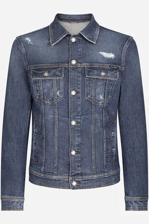 Dolce & Gabbana Cazadora De Denim Elástico - Hombre Denim 48