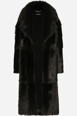 Dolce & Gabbana Abrigo De Botonadura Sencilla En Piel Ovina - Mujer Abrigos Y Chaquetones 38