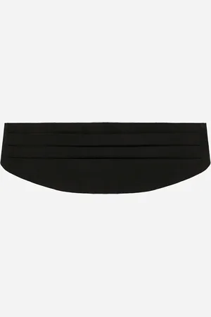 Dolce & Gabbana Fajín De Esmoquin En Raso De Seda - Mujer Cinturones Tela 36