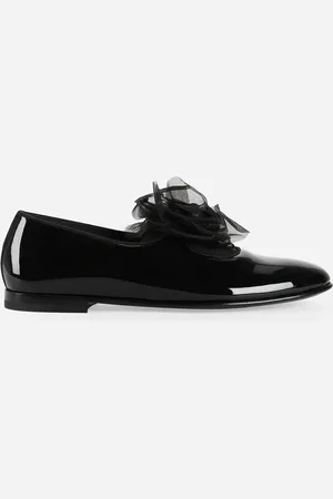 Dolce & Gabbana Slipper De Charol Con Flor Aplicada - Hombre Mocasines Y Mocasines Driver 39