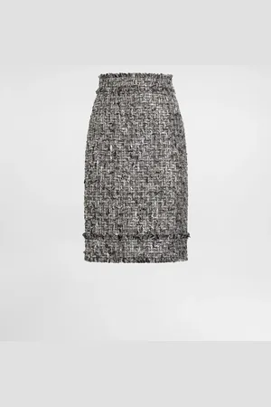 Dolce & Gabbana Falda Midi De Tubo De Tweed Raschel - Mujer Faldas 36